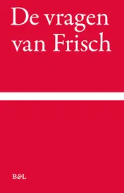 Omslag van De vragen van Frisch
