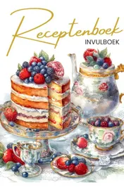 Omslag van Receptenboek Invulboek en recepten verzamelboek: Bewaar mijn recepten