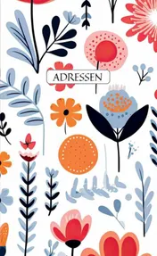 Omslag van Adresboekje met Alfabet – Telefoonregister / Adressenboek