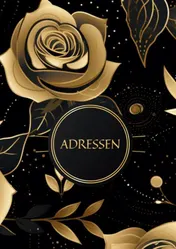Omslag van Adresboek groot / Adresboekje met Alfabet – Telefoonregister / Adressenboek
