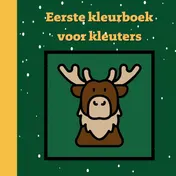 Omslag van Eerste kleurboek voor kleuters :: Winterpret
