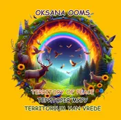 Omslag van TERRITORY OF PEACE ТЕРИТОРІЯ МИРУ TERRITORIUM VAN VREDE
