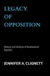 Omslag van Legacy of Opposition