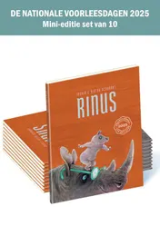 Omslag van Rinus Mini-editie set van 10 ex. De Nationale Voorleesdagen 2025