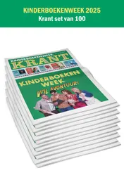 Omslag van Kinderboekenweekkrant set van 100 ex. Kinderboekenweek 2025