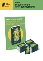 Omslag van Schoolpakket Heel De Klas Leest 2026 - Ik ben Vincent en ik ben niet bang (PO groep 7-8)