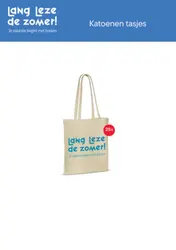 Omslag van Zomerlezen 2024 katoenen tasjes - set van 25 ex.