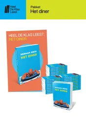 Omslag van Schoolpakket Heel De Klas Leest 2026 - Het diner (bovenbouw VO-MBO)