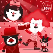 Omslag van Kapitein Klok: Loulou & Lou in het circus