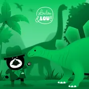 Omslag van Kapitein Klok: Loulou & Lou tussen de dino’s