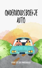 Omslag van Onderhoudsboekje Auto