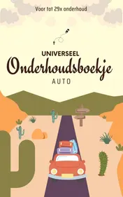 Omslag van Onderhoudsboekje Auto