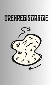 Omslag van Urenregistratie Boekje