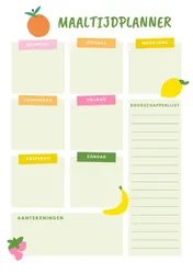 Omslag van Maaltijdplanner