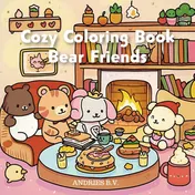 Omslag van Cozy Coloring Book - Bear Friends