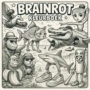 Omslag van Brainrot kleurboek