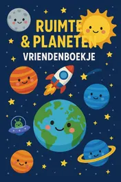 Omslag van Ruimte & Planeten Vriendenboekje