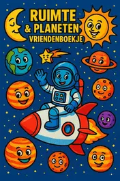 Omslag van Ruimte & Planeten Vriendenboekje