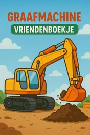 Omslag van Graafmachines Vriendenboekje