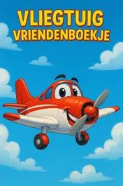 Omslag van Vliegtuig Vriendenboekje