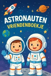 Omslag van Astronauten Vriendenboekje