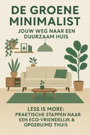 Omslag van De Groene Minimalist: Jouw Weg naar een Duurzaam Huis