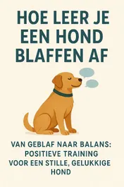Omslag van Hoe leer je een hond blaffen af