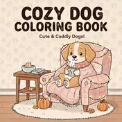 Omslag van Cosy Dog Coloring Book