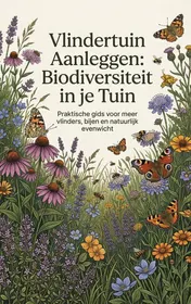 Omslag van Vlindertuin Aanleggen: Biodiversiteit in je Tuin