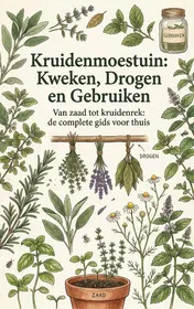 Omslag van Kruidenmoestuin: Kweken, Drogen en Gebruiken