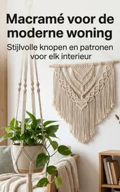 Omslag van Macramé voor de moderne woning