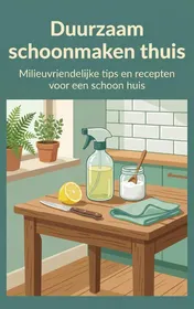Omslag van Duurzaam schoonmaken thuis
