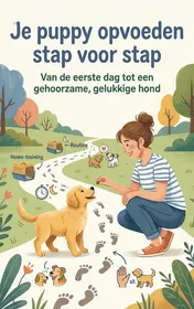 Omslag van Je puppy opvoeden stap voor stap