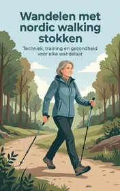 Omslag van Wandelen met nordic walking stokken
