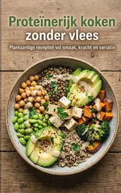 Omslag van Proteïnerijk koken zonder vlees