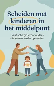 Omslag van Scheiden met kinderen in het middelpunt