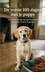 Omslag van De eerste 100 dagen met je puppy