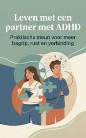 Omslag van Leven met een partner met ADHD