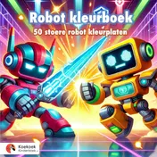 Omslag van Robots kleurboek