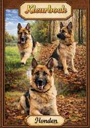 Omslag van Kleurboek, Honden