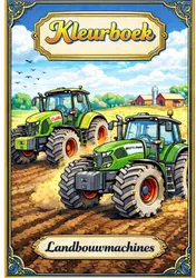Omslag van Kleurboek, Landbouwmachines