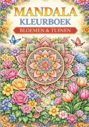 Omslag van Mandala Kleurboek, Bloemen & Tuinen