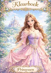 Omslag van Kleurboek, Prinsessen