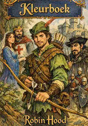 Omslag van Kleurboek, Robin Hood.