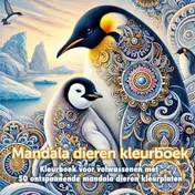 Omslag van Mandala dieren kleurboek