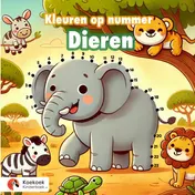 Omslag van Kleuren op nummer: Dieren