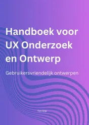 Omslag van Handboek voor UX Onderzoek en Ontwerp