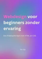 Omslag van Webdesign voor beginners zonder ervaring