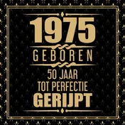 Omslag van 1975 Geboren 50 Jaar Tot Perfectie Gerijpt