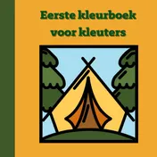 Omslag van Eerste kleurboek voor kleuters :: Kamperen